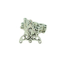 30 Pieces Tibetan Silver Celtic Knot Charm Pendants Connector 4 Holes for DIY Jewelry Makings