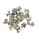 30 Pieces 5 Styles Mixed Lovely Pet Dog Charms Pendants DIY Jewelry Making