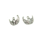 Lots of 50 Tibetan Silver Swan Pendant For Necklace Bracelet Jewelry Findings DIY Making