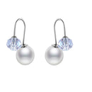 Exquisite Cute Handmade Elegant Ornament Accessories Stud Earrings Jewelry White Gold Plated Plastic Bead Ball Charm Cute Women Lady