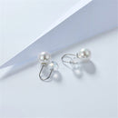 Exquisite Cute Handmade Elegant Ornament Accessories Stud Earrings Jewelry White Gold Plated Plastic Bead Ball Charm Cute Women Lady