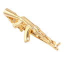 Novelty Metal Gold Tone Simple Necktie Tie Bar Clasp Clip Pin For Men Party
