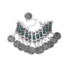 Bohemian Coin Tassel Bracelet Boho Tribal Ethnic Festival Bangles Anklet Jewelry