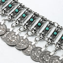 Bohemian Coin Tassel Bracelet Boho Tribal Ethnic Festival Bangles Anklet Jewelry