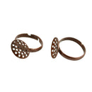 10 Pezzi Anelli Forma Cornice Rotonda Accessori Cucitore In Ottone Decorazione Creativita 20mm DIY