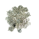 50 Pieces Tibetan Silver Filigree Yoga Hollow Lotus Flower Charms DIY Making