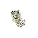 50 Pieces Tibetan Silver Filigree Yoga Hollow Lotus Flower Charms DIY Making