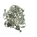 20 Pieces Antique Silver Tree of Life Beads Hollow Out Charms Pendants DIY Craft Gift