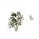 20 Pieces Necklace Pinch Bails Jewelry Connector Findings DIY Necklace Pendant Connector Making Crafts