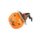 Cute Pumpkin with Shiny Rhinestone Hat Brooch Pins Halloween Party Breastpin Fashion Costume Jewelry
