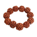Tibetan Buddhis Prayer Rudraksha Bead Bracelet Elastic Wristband Fashion Jewelry