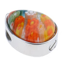 Flower Pattern Stainless Steel Cremation Urn Jewelry Waterdrop Pendant