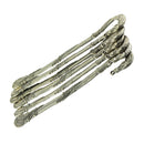 6 Pieces Tibetan Silver Beading Bookmarks Engraved Horse Head Pattern With 2mm Loop For DIY Making Findings Crafts