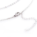 Unisex Jewelry Silver Stainless Steel Unicorn Charm Pendant Necklace Chain
