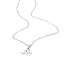 Fashion Womens Silver Elephant Animal Pendant Necklace Stainless Steel Chain