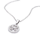Unisex Silver Love Heart Cute Bear Pendant Stainless Steel Necklace Jewelry