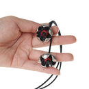 Fashion Chinese Enkianthus Flower Pendant Black Braided Rope Necklace Lady Vintage Jewelry