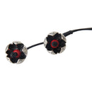 Fashion Chinese Enkianthus Flower Pendant Black Braided Rope Necklace Lady Vintage Jewelry