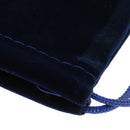 10 Pcs Small Heart Pattern Dark Blue Velvet Drawstring Bag for Jewelry Bag Gift Earrings Necklace Hair Pins Pouch 7 x 9cm