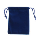 10 Pcs Small Heart Pattern Dark Blue Velvet Drawstring Bag for Jewelry Bag Gift Earrings Necklace Hair Pins Pouch 7 x 9cm