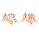 Stainless Steel Ear Stud Rose Gold Fly Dragon Fashion Earrings Jewelry Men Women Creative Jewelry