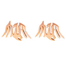 Stainless Steel Ear Stud Rose Gold Fly Dragon Fashion Earrings Jewelry Men Women Creative Jewelry