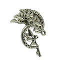 50 Pieces Tibetan Silver Angle Fairy Sitting On Moon Star Charms Pendant DIY
