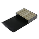 Hot 8 Pieces Exquisite PU Leather Eyeglass Sunglass Display Case Storage Box
