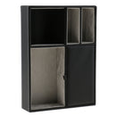 Multifunctional Exquisite Black PU Leather Jewelry & Storage Box For Unisex