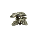 50 Pieces Wholesale Butterfly Design Pendant Making Findings for Necklace Bracelet Dangle Earrings 1.5mm Hole