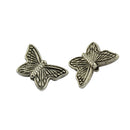 50 Pieces Wholesale Butterfly Design Pendant Making Findings for Necklace Bracelet Dangle Earrings 1.5mm Hole