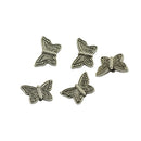 50 Pieces Wholesale Butterfly Design Pendant Making Findings for Necklace Bracelet Dangle Earrings 1.5mm Hole