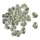 30Pcs Tibet Silver Sister Of Bride Heart Wedding Charms Jewelry DIY Making