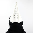 Halloween White PU Leather Plague Doctor Costume Cosplay Steampunk Mask