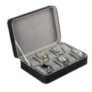 Watch Case For 10 Slots Travel Briefcase Design Leather Large Compartments Zipper