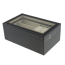 1 Pc PU Leather Watch Case For Watches - Storage Box With Zipper