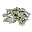 30pcs Tibet Silver Brother Heart Charms Wedding DIY Jewellery Making 16 x 14 mm