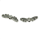 50x Tibetan Silver Butterfly Wing Spacer Metal Beads DIY Jewelry Findings