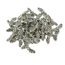50x Tibetan Silver Butterfly Wing Spacer Metal Beads DIY Jewelry Findings