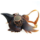 Plague Doctor PU Leather Steampunk Bird Beak Mask Gothic Halloween Cosplay Mask
