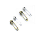 Retro Fashion Skull Head Pins Accessories Supplies DIY Jewelry Finding 4Pcs Silver & Gold 50x14mm for Clothing Bag Necklace Bracelet
