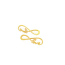 Novelty Fashion Modern Design Floral Number 8 Shaped DIY Jewelry Findings 15 Pcs Silver&Gold&Yellow Gold with Romantic Love Letters