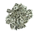 40 Pieces Tibetan Silver North American Chief Head Pendant Charm Findings