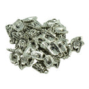 40 Pieces Tibetan Silver North American Chief Head Pendant Charm Findings