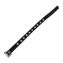 Classic Punk Adjustable Belt Spike Rivet Clavicle Collar Black PU Leather Necklace Choker for Women Men Western Popular Jewelry