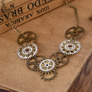 Lots Multi-size Ancient Golden And Silver Gear Steampunk Pendant Necklace