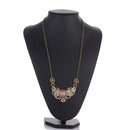 Ornate Sunflower Personality Gear Steampunk Chain Necklace for Women Men 1Pc