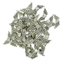 50pcs Heart Angel Wing Shape Charms Pendant For DIY Jewelry Crafting Bracelet Necklace Making Findings