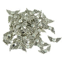 50pcs Heart Angel Wing Shape Charms Pendant For DIY Jewelry Crafting Bracelet Necklace Making Findings