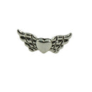 50pcs Heart Angel Wing Shape Charms Pendant For DIY Jewelry Crafting Bracelet Necklace Making Findings